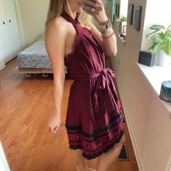 Dodo Bar Or Burgundy and Black Mini Dress - Picture 8 of 12